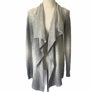 Lon & Grey LOFT Woman's Cardigan Grey and White